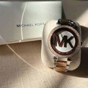 Michael Kors Two-Tone Parker Watch